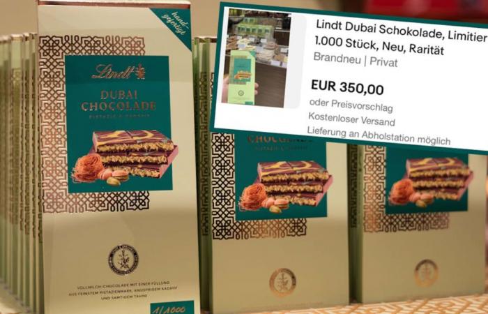 Dubai chocolate costs 350 euros on eBay Regional