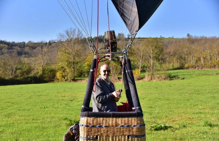 Hot air balloons took off over Haute-Loire