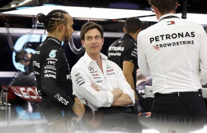 ﻿Toto Wolff is coping well with the departure of Lewis Hamilton