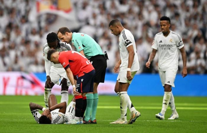 Real Madrid star limps out of Osasuna clash in tears