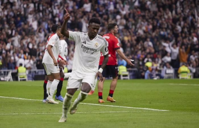 Real Madrid lets off steam on Osasuna – Liga – J13 – Real Madrid-Osasuna (4-0)