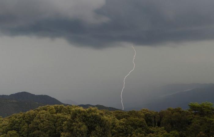 Corsica on yellow alert for “thunderstorms” this weekend