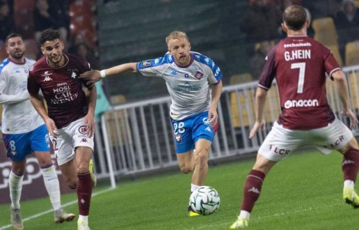 Ligue 2 (J13): SM Caen loses to Metz for lack of efficiency (1-0)