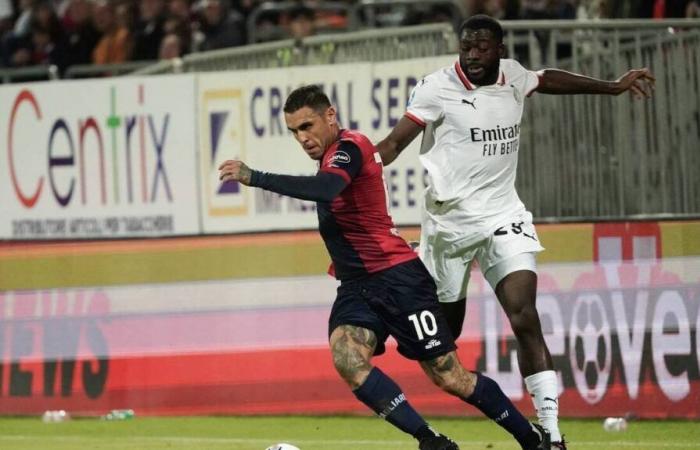 Serie A. AC Milan hooked by Cagliari, four days after their victory against Real Madrid