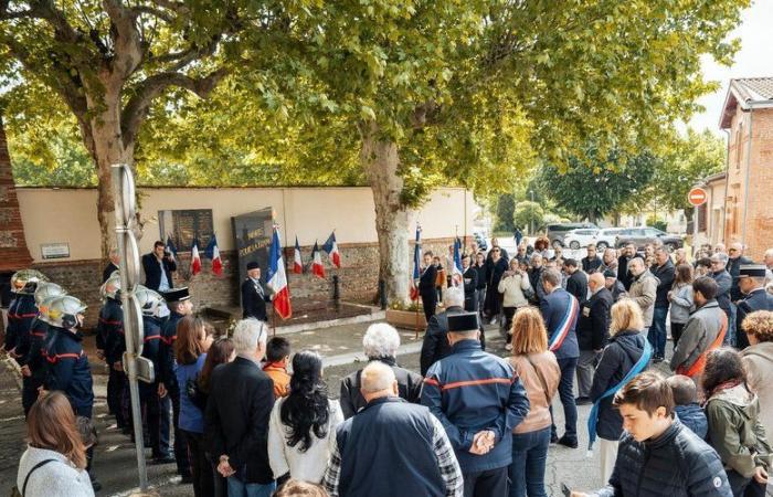 Saint-Jory. Local resistance fighters honored