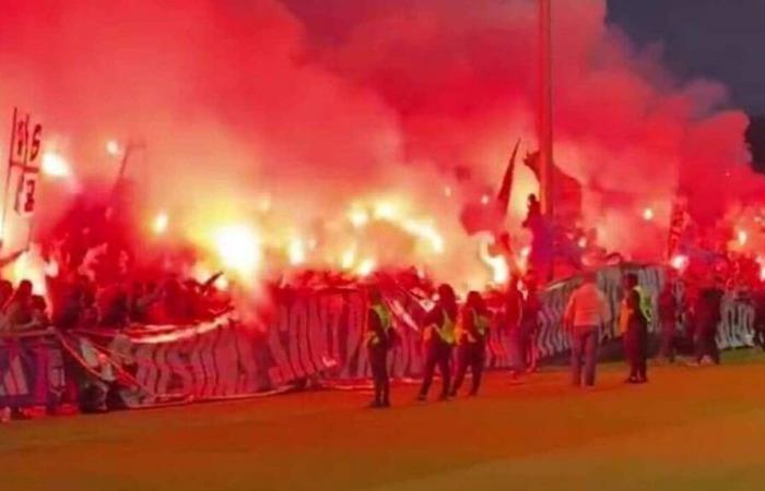 VIDEO. Smoke bombs, banners… Great atmosphere at OL training before the derby against ASSE