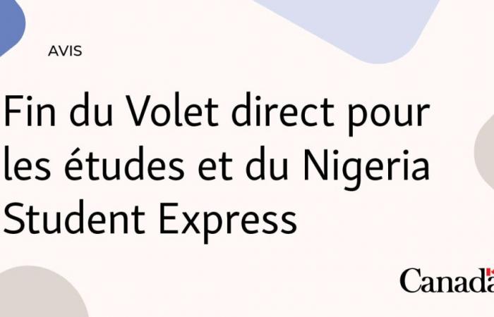 End of Student Direct Stream and Nigeria Student Express