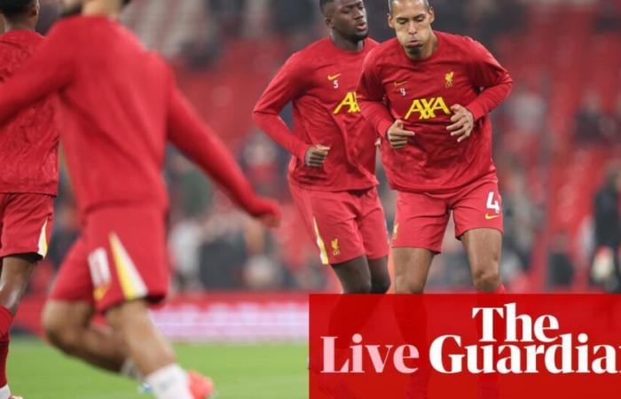 Liverpool v Aston Villa: Premier League – live | Premier League