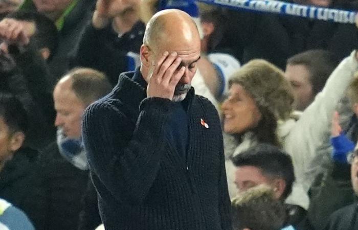 Man City’s Pep Guardiola loses 4 straight games for 1st time