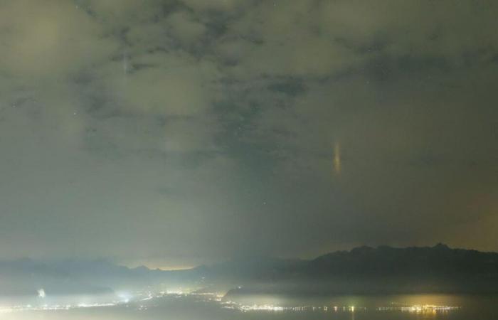 Weather events: Ice crystals light up Swiss skies