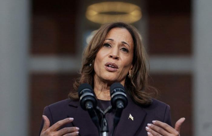 Kamala Harris appears natural after her defeat in the presidential election