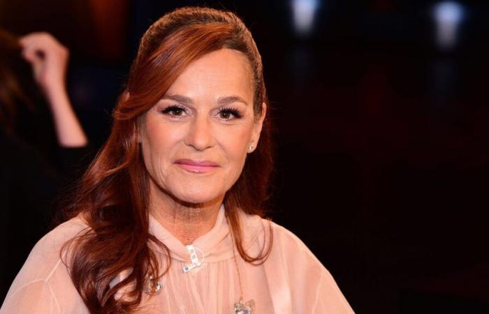 Andrea Berg impresses with her deep cleavage