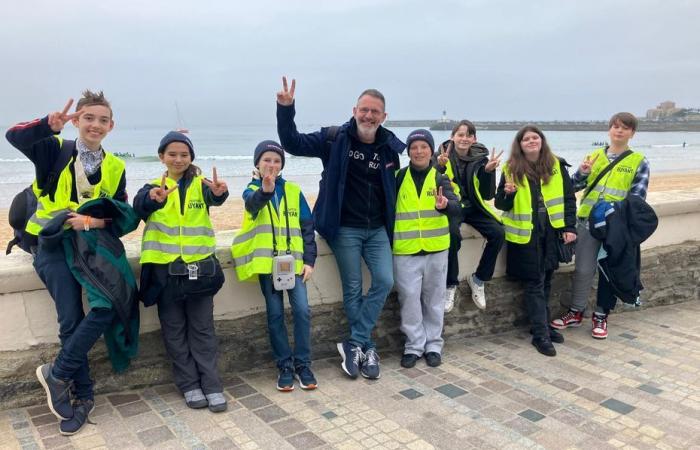 “Wow, his boat is beautiful!”, they chose the Vendée Globe option at school and will encourage Thomas Rettant at the start