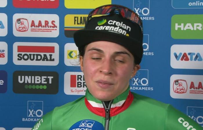 Lucinda Brand solos to victory in Lokeren and becomes leader in the X²O classification