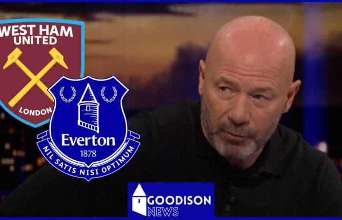 Shearer shares damning West Ham v Everton verdict on MOTD