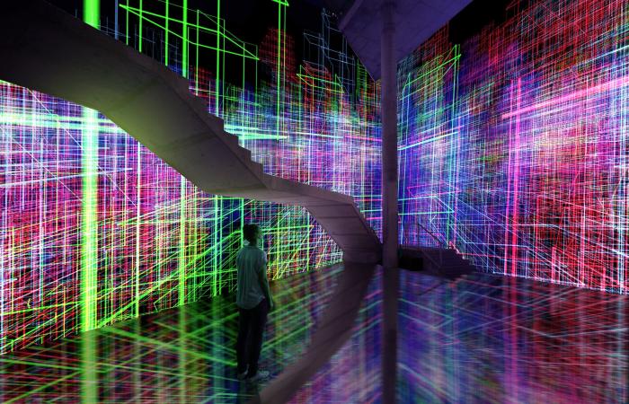 PIXELS, an interactive exhibition combining digital art and AI at the Grand Palais Immersif