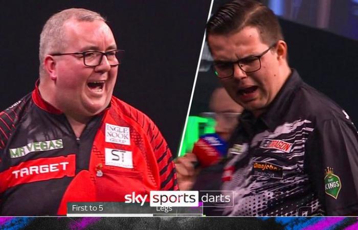 Grand Slam of Darts 2024: Reigning champion Luke Humphries knocked out by James Wade as Luke Littler through to last 16 | Darts News