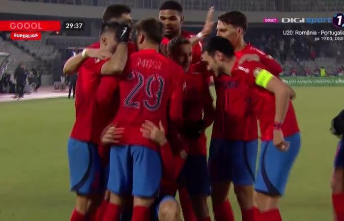 U Cluj – FCSB 0-2 | Daniel Bîrligea scores the double