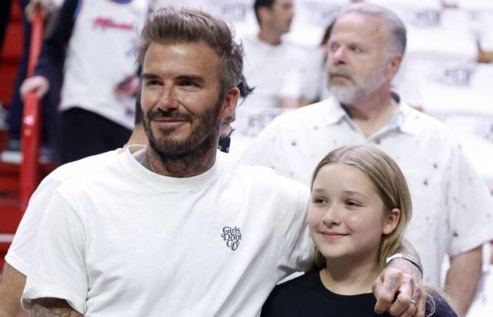 David Beckham: his 13-year-old daughter is his spitting image, Internet users are hallucinating