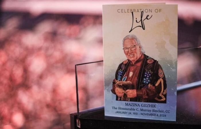 Tributes paid to Murray Sinclair through public funeral