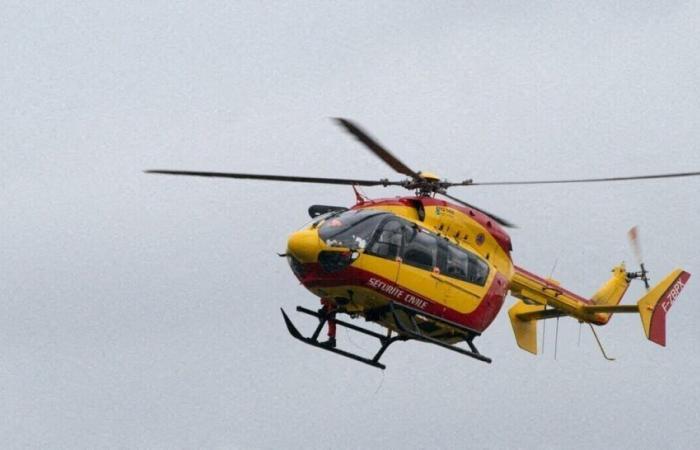 A seriously injured person in a road accident in Lot-et-Garonne, the victim airlifted