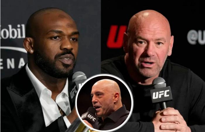 Jon Jones GOAT Debate Settled on the Joe Rogan Experience Amid Dana White’s Obsession With UFC 309 Headliner