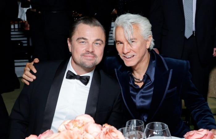 Leonardo DiCaprio celebrates his 50th birthday (but not Trump's victory) with an audience of stars in a very private evening