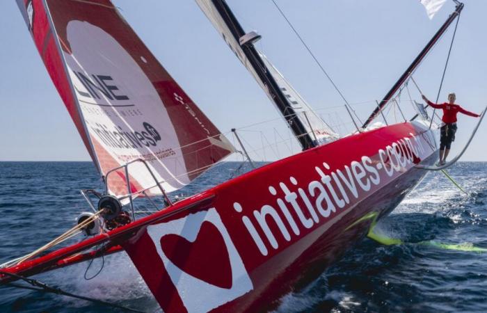 “It feels good to finally be at sea,” says Samantha Davies