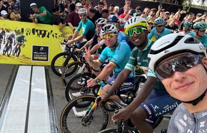 TDF. Singapore Criterium – The race is underway… follow Cavendish's der live