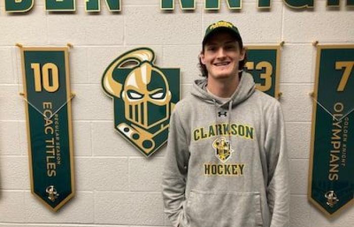 Jean-François Houle, “one of the most popular players in history” at Clarkson University