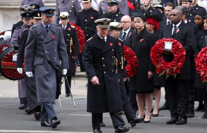 King Charles III pays tribute to British soldiers, in the presence of Princess Kate