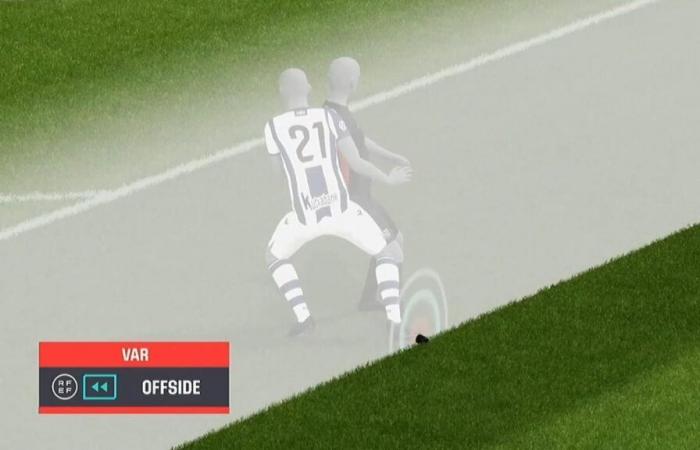 Lewandowski offside: The VAR image that confirms it? | Royal Society