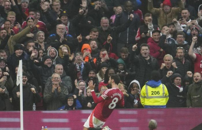 Bruno Fernandes scores brilliant goal in landmark game for Man United against Leicester