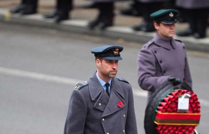 King Charles III brings his family together at the Cenotaph for Remembrance Sunday