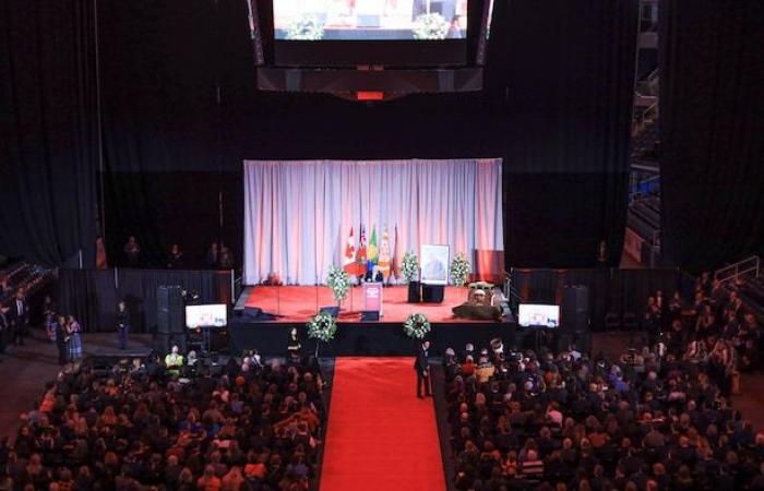 Tributes paid to Murray Sinclair through public funeral