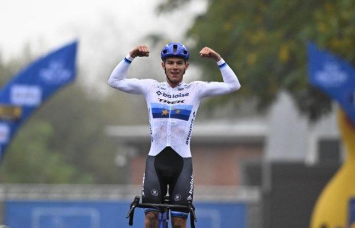 Immediately hit the mark in his first cross as European champion: Thibau Nys outclassed the opposition in Rapencross