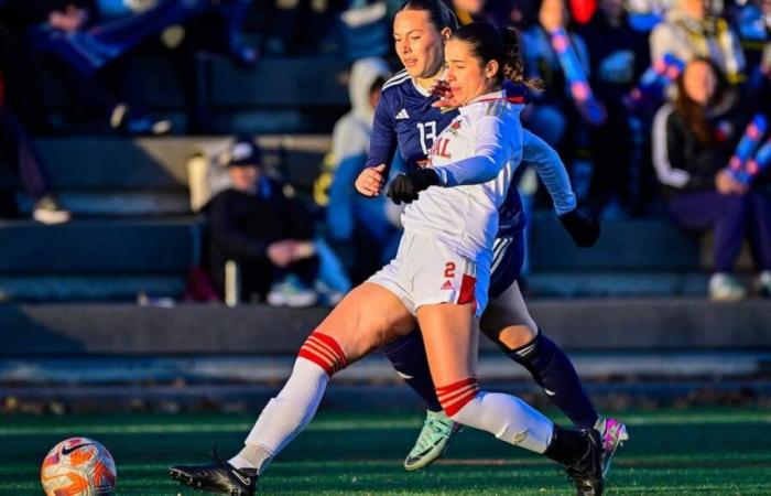 Silver medal for the Rouge et Or at the women’s soccer nationals