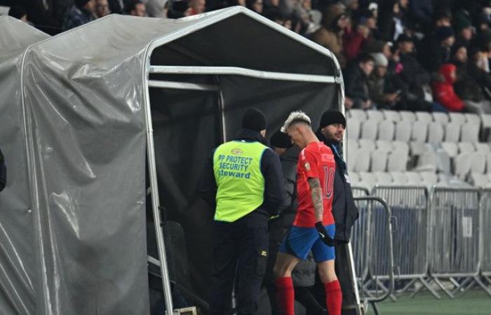 After the injury of Vlad Chiricheș, FCSB received another blow in the first half of the match with “U” Cluj