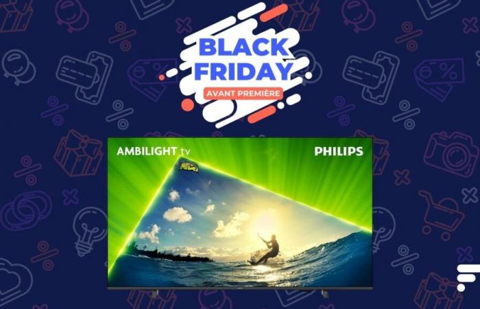 For Black Friday, this 50″ Philips Ambilight 4K television is at a really reduced price: only €366