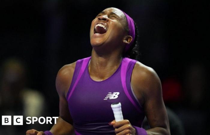 WTA Finals: Coco Gauff beats Zheng Qinwen in remarkable final