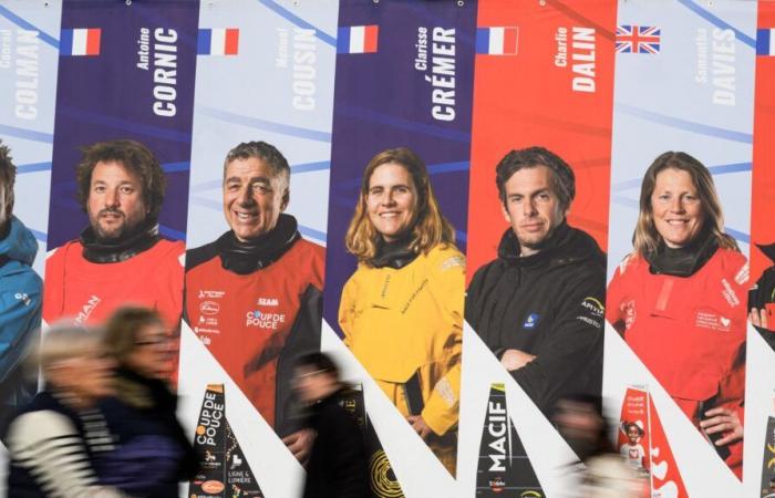 out of 40 competitors, only six women take the start of the Vendée Globe