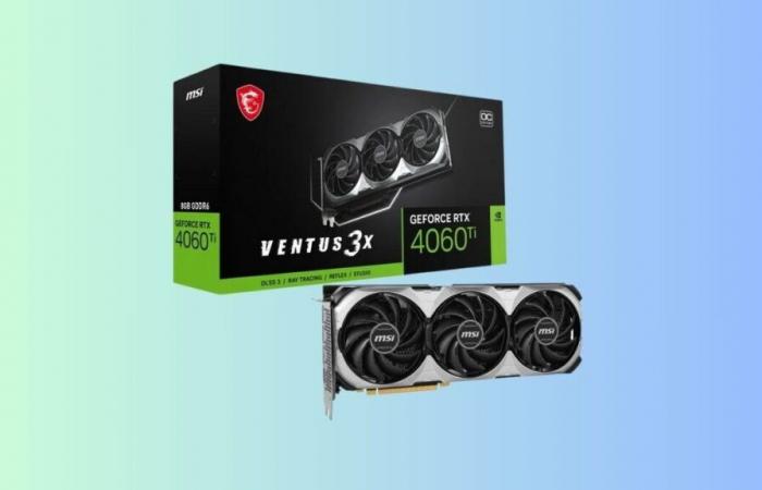 MSI GeForce RTX 4060: the graphics card is at its lowest price ever on this site