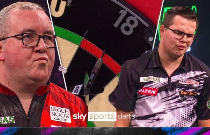 Grand Slam of Darts 2024: Reigning champion Luke Humphries knocked out by James Wade as Luke Littler through to last 16 | Darts News