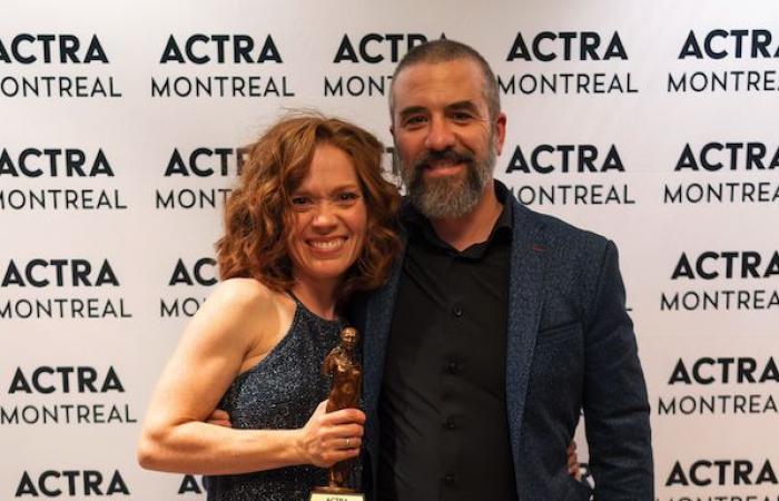 Chambly: Catherine Bérubé wins a trophy at the ACTRA Awards