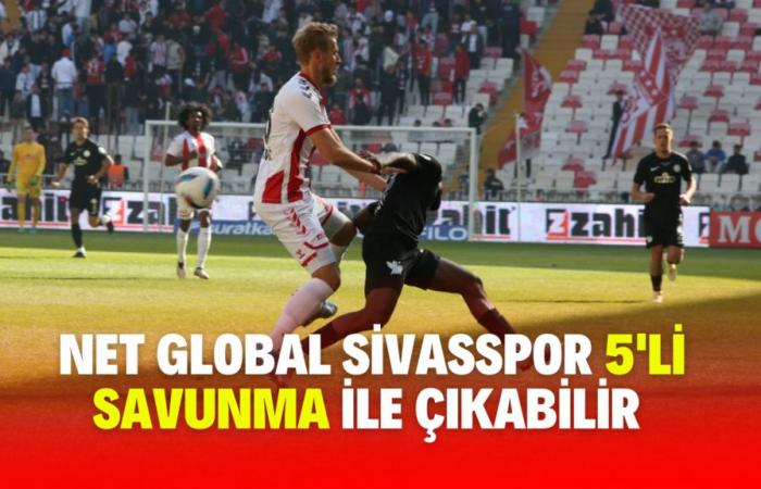 Net Global Sivasspor May Come Out With 5-Man Defense