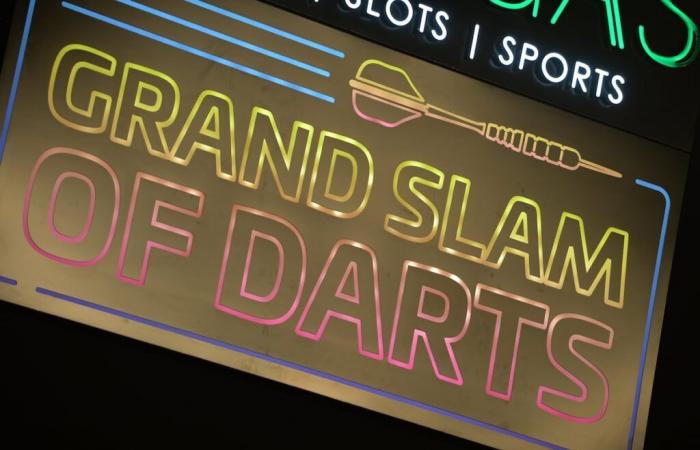 One hundred and eighty! Punters flock to Wolverhampton for second day of Grand Slam of Darts