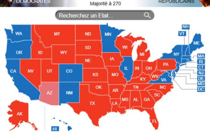 Trump wins Arizona, last Swing State: final update on the results (interactive map)