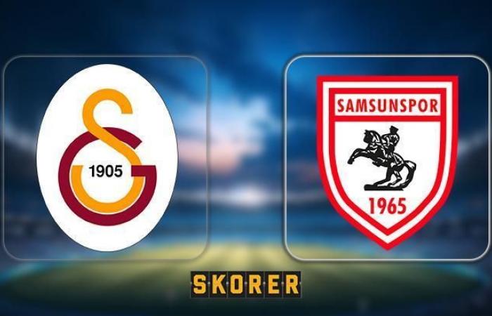 Galatasaray’s guest is Samsunspor! Exciting match in the Super League – Galatasaray