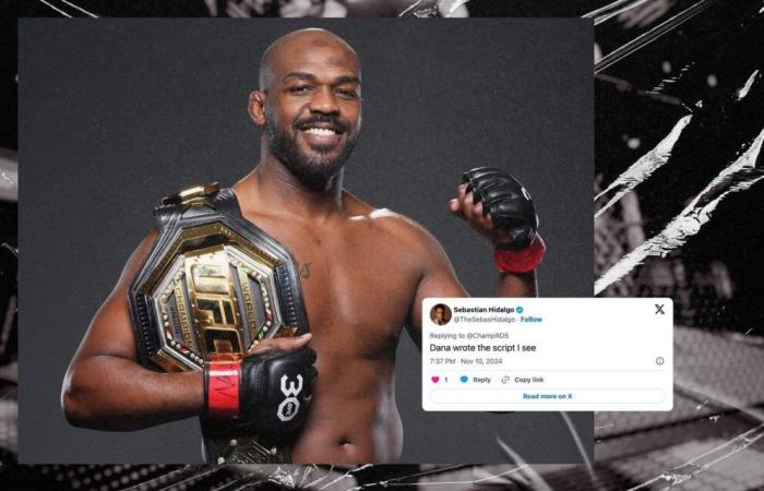 Jon Jones: “Did Dana White write this?”