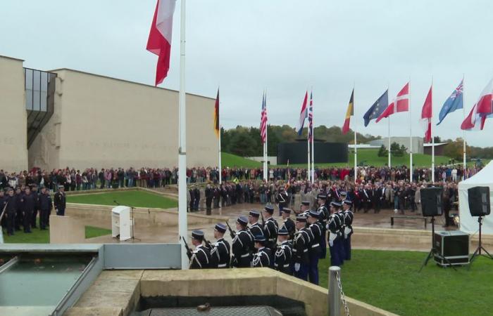 the armistice of the First World War celebrated in Normandy